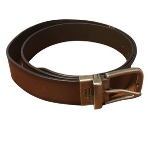 Levi’s leather belt 34-42 men’s brown gun metal bu